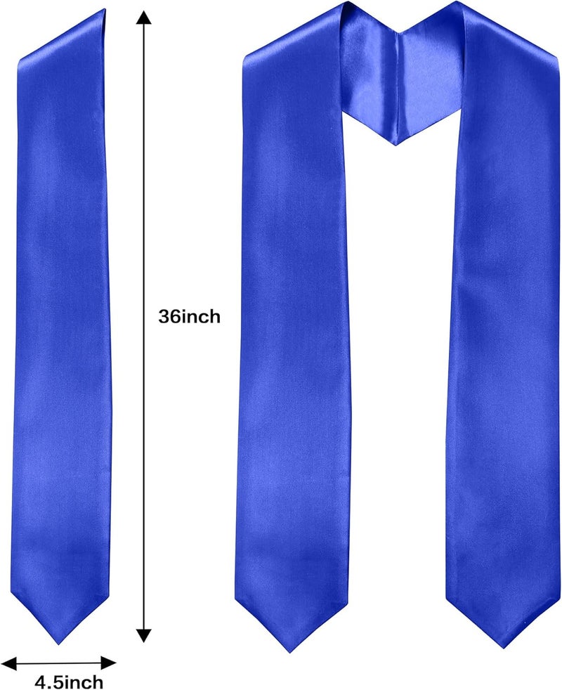 Misscom Unisex Adult Graduation Stole Shawl 72" Long for Academic Commencements Shawl - Image 2